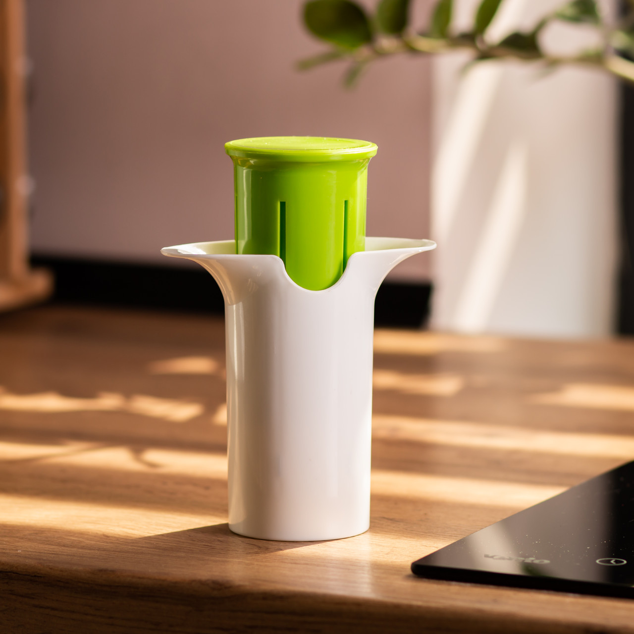 Овочерізка ручна 11×6×11 см кругла універсальна овочерізка механічна мультирізка для овочів і фруктів HP-8-72 - Зображення 8