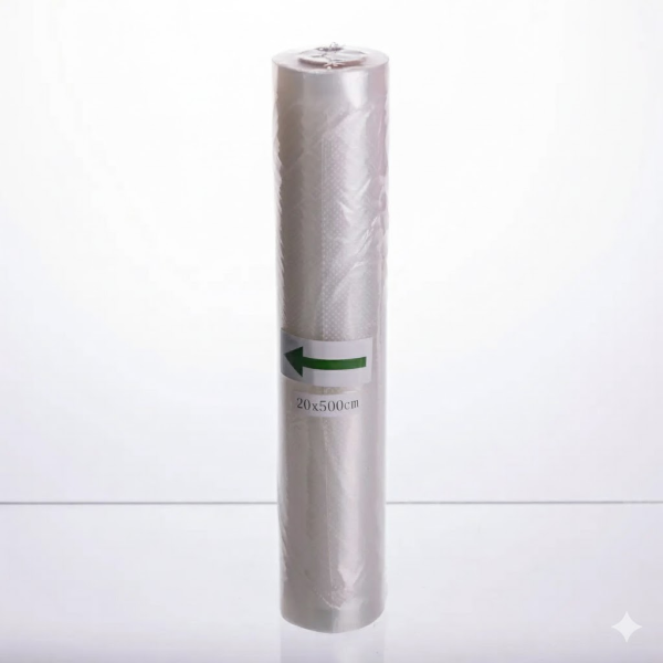 Вакуумні пакети 20*500 см в рулоні HP-11-21 для зберігання продуктів
