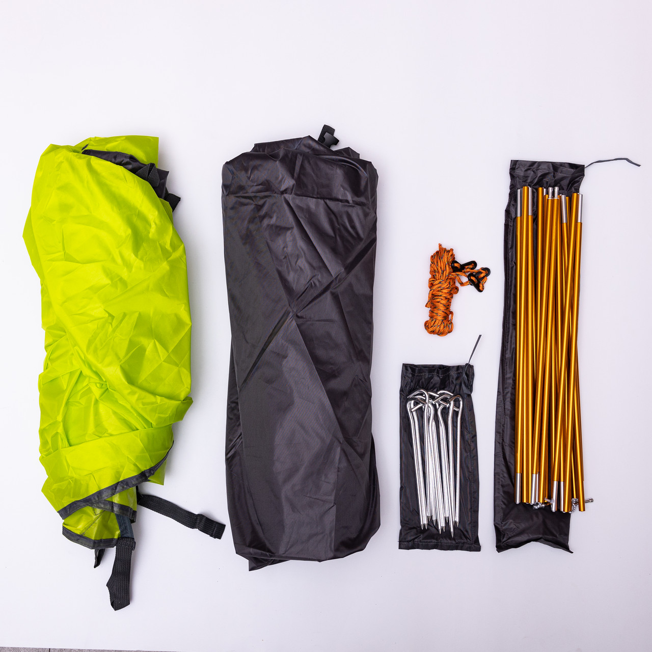 Намет 3 х місний 210×180×135 (см) кемпінговий туристичний для риболовлі, відпочинку на природі, пляжу Салатовий LU-018 - Зображення 3