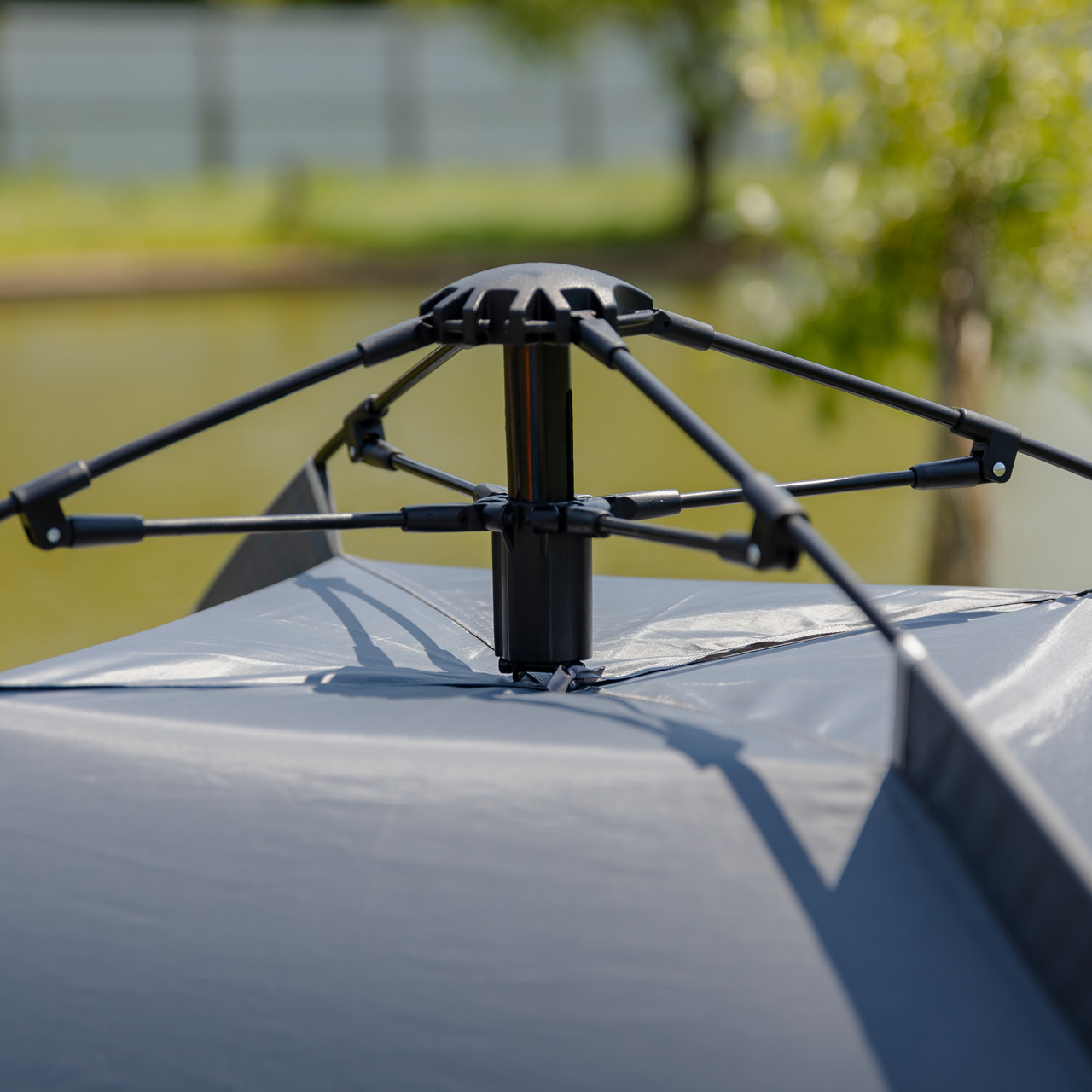 Намет кемпінговий 2 на 2 метри автоматичний для риболовлі походу туристичний LU-019G Сірий - Зображення 8