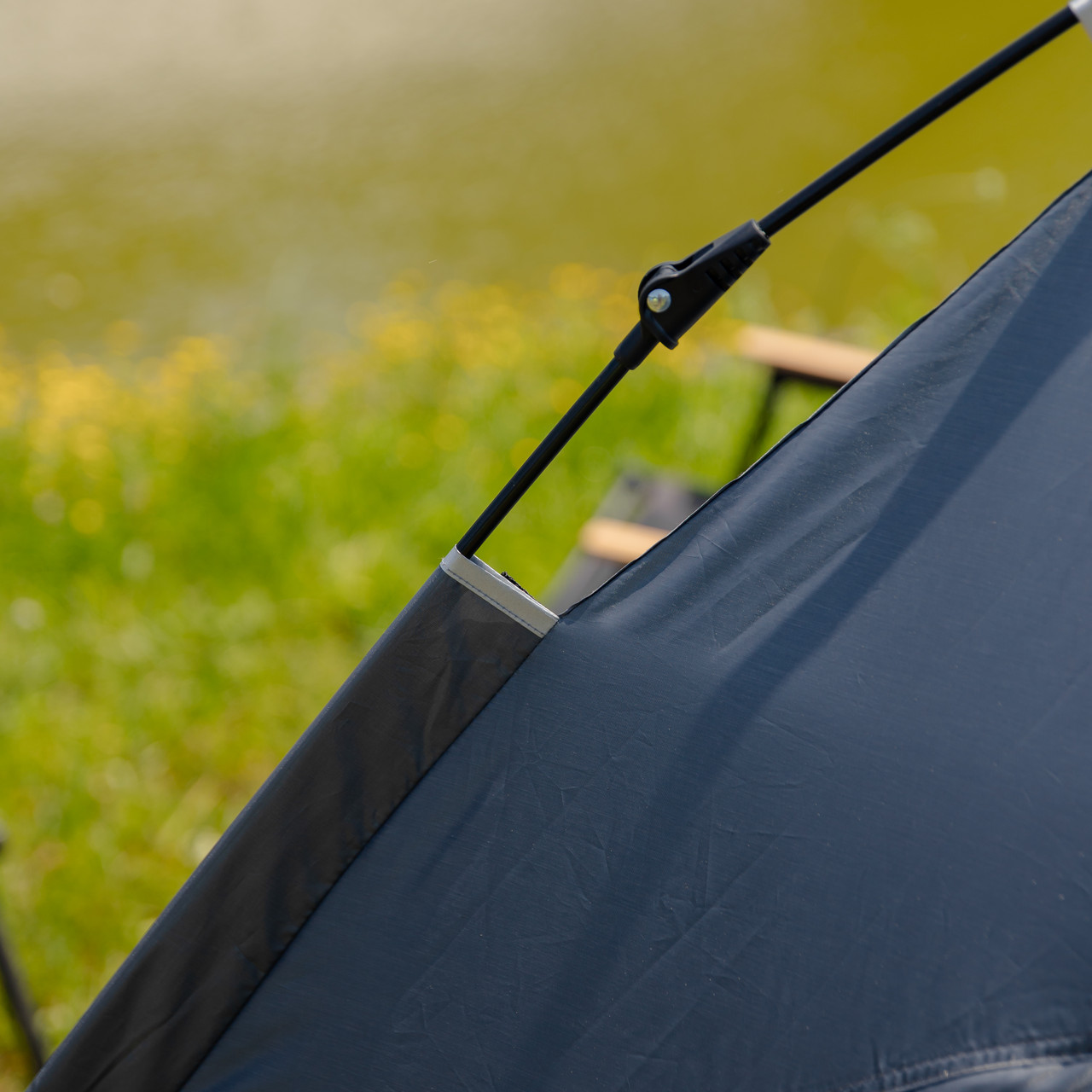 Намет кемпінговий 2 на 2 метри автоматичний для риболовлі походу туристичний LU-019G Сірий - Зображення 10