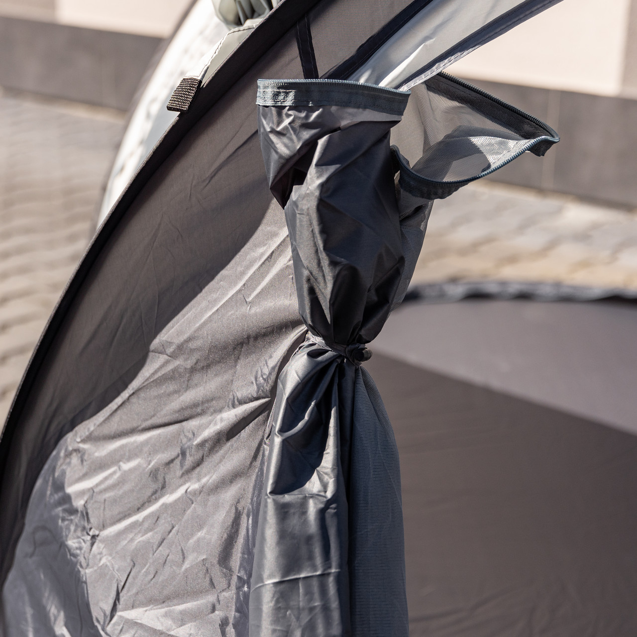 Намет туристичний 245×145×100 (см) кемпінговий для риболовлі 2 х місний Сірий LU-030BE - Зображення 8