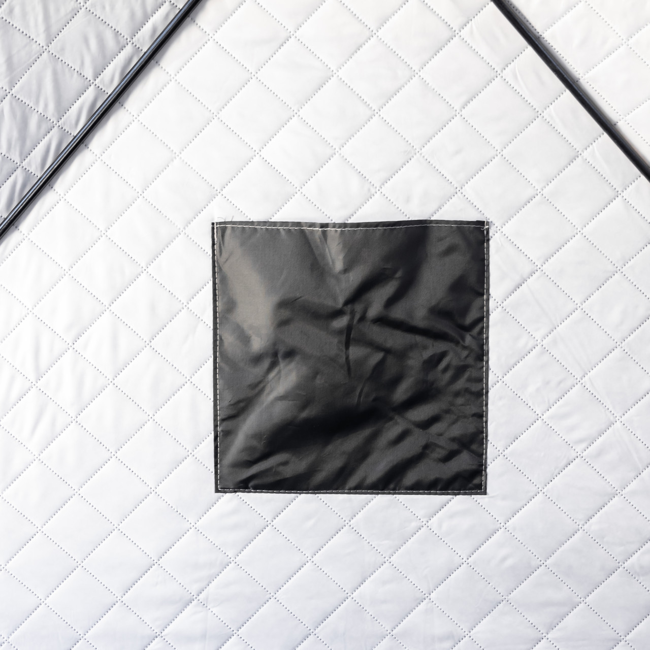 Намет зимовий утеплений "куб" 210х210х210 для рибалки туризму кемпінгу та подорожей Чорний LU-BD18B - Зображення 6