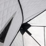 Намет зимовий утеплений "куб" 210х210х210 для рибалки туризму кемпінгу та подорожей Сірий LU-BD18G - Зображення 2