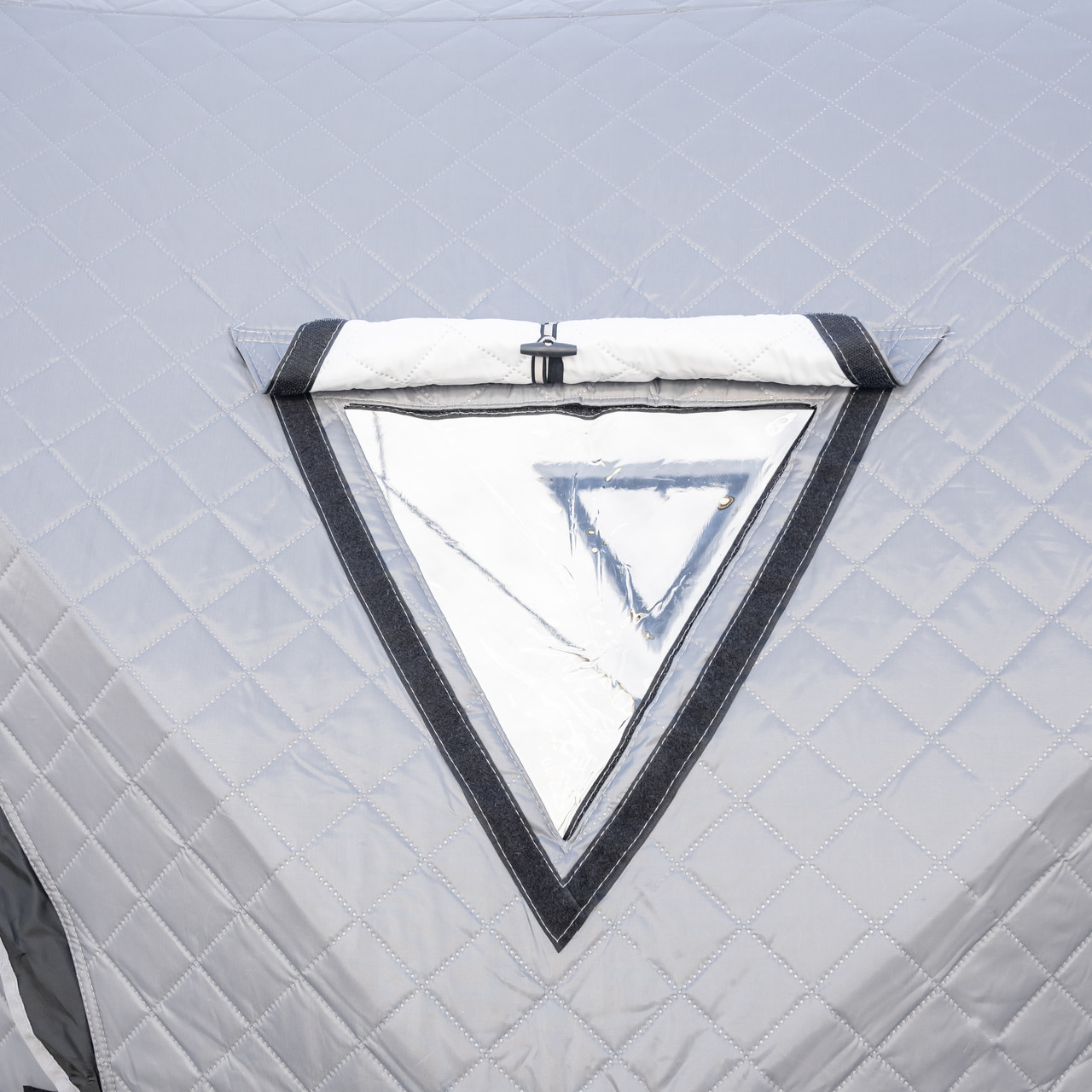 Намет зимовий утеплений "куб" 210х210х210 для рибалки туризму кемпінгу та подорожей Сірий LU-BD18G - Зображення 4