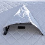 Намет зимовий утеплений "куб" 210х210х210 для рибалки туризму кемпінгу та подорожей Сірий LU-BD18G - Зображення 6