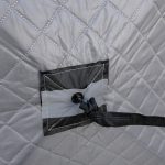 Намет зимовий утеплений "куб" 210х210х210 для рибалки туризму кемпінгу та подорожей Сірий LU-BD18G - Зображення 9