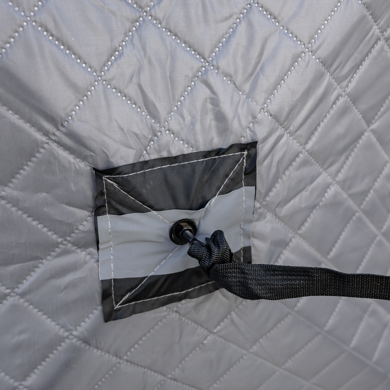 Намет зимовий утеплений "куб" 210х210х210 для рибалки туризму кемпінгу та подорожей Сірий LU-BD18G - Зображення 9