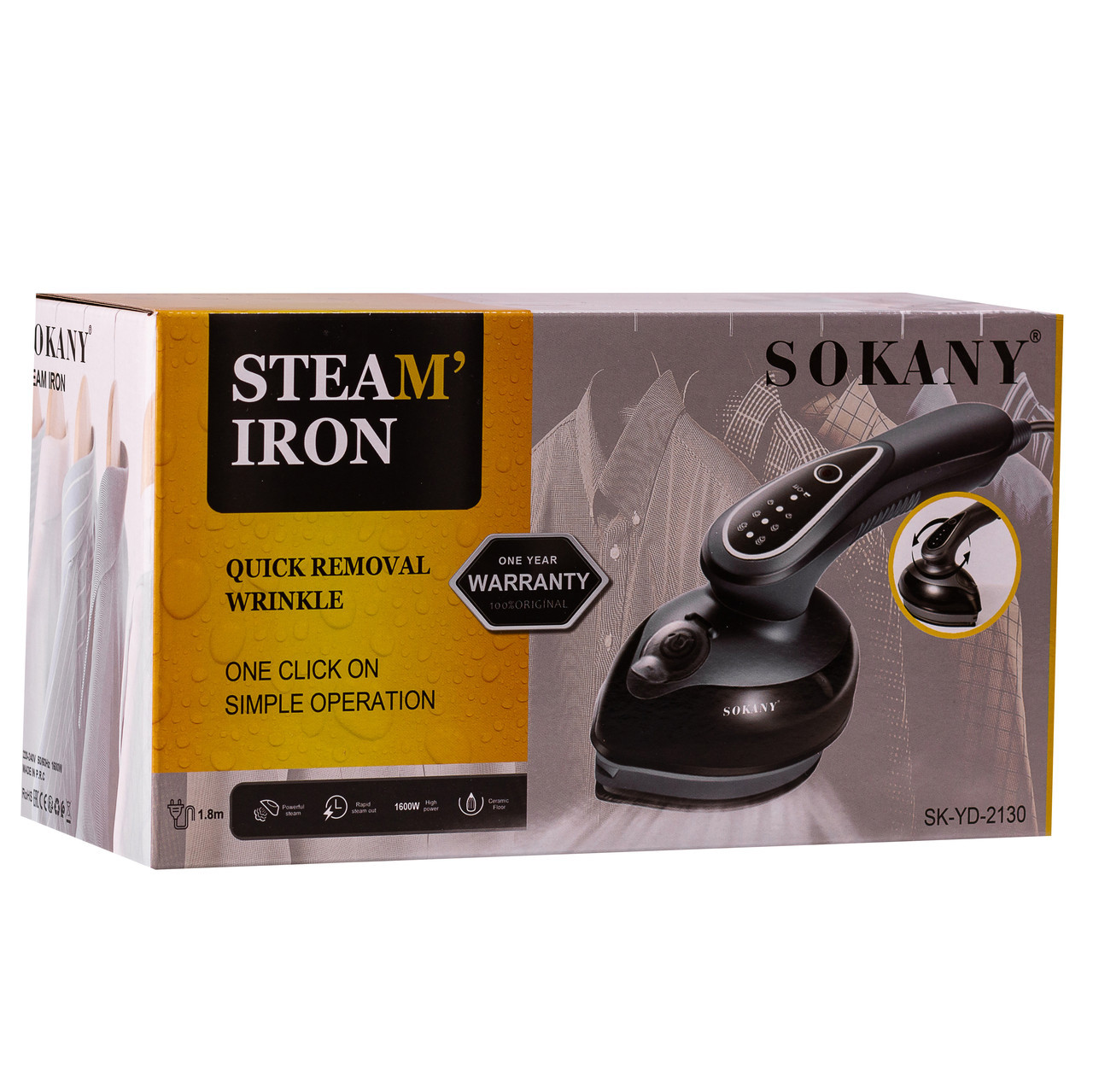 Відпарювач ручний Sokany SKYD2130B 1600 Вт - Зображення 7