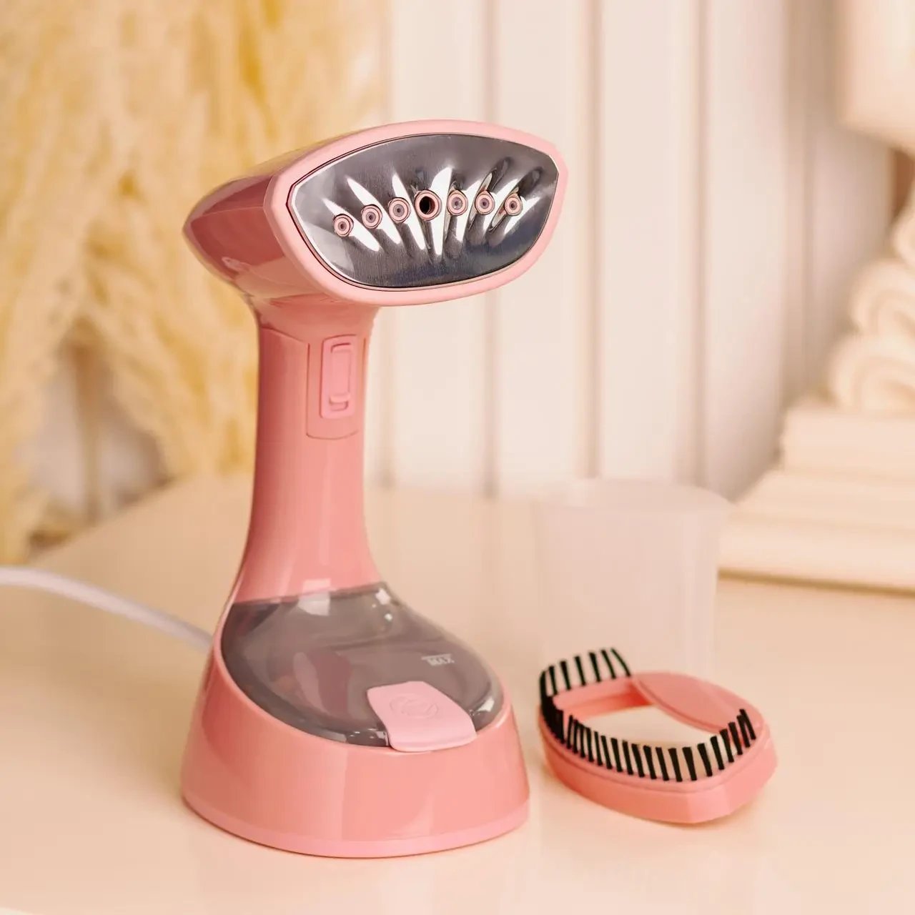 Паровий відпарювач для одягу Sokany 1300 Вт Рожевий SKGT3065P - Зображення 2