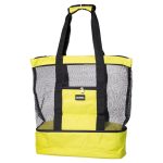 Пляжна сумка холодильник, термосумка на 2 відділення для природи та пікніка 47×15×48 (см) HP-14-25GR