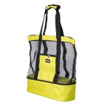 Пляжна сумка холодильник, термосумка на 2 відділення для природи та пікніка 47×15×48 (см) HP-14-25GR - Зображення 4