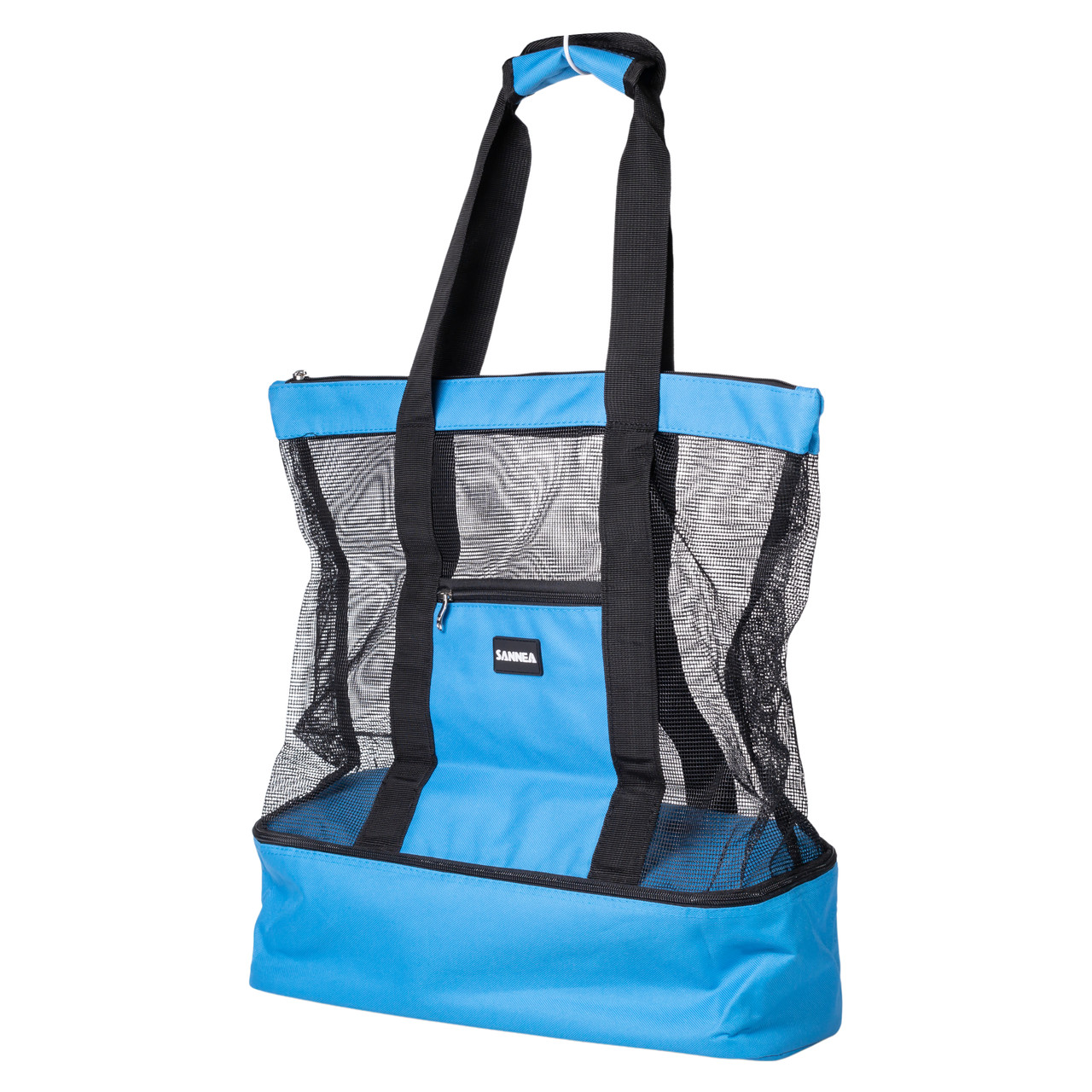 Пляжна сумка холодильник, термосумка на 2 відділення для природи та пікніка 47×15×48 (см) Блакитний HP-14-25BL - Зображення 6