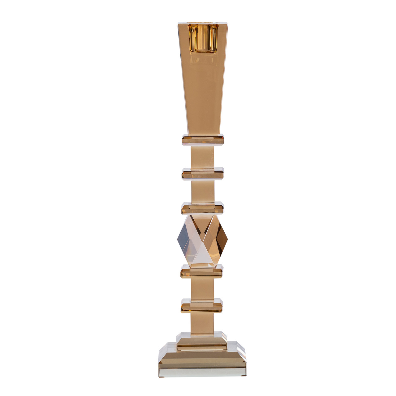 podsvechnik_steklyannyy_vysokiy-6 Свічник скляний 27.5 (см) високий класичний HP36555L - Зображення 1