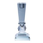 Скляний свічник 22 (см) на стіл HP36556S - Зображення 2