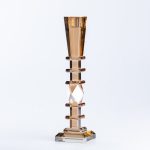 Свічник скляний 27.5 (см) високий класичний HP36555L - Зображення 4