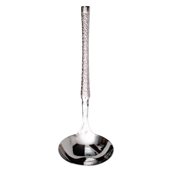 Сервірувальний ополоник 24 см з нержавіючої сталі з ручкою для супу та бульйону HP-8-49