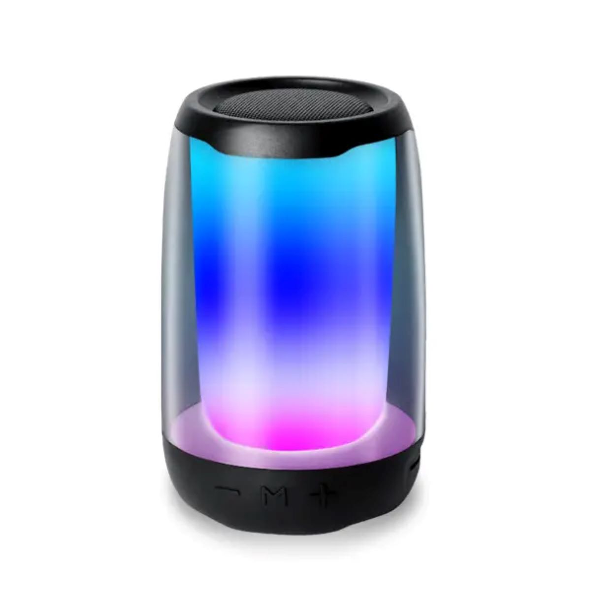 Портативна міні колонка з підсвічуванням Чорний 8893AB - Зображення 1