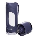 Портативний блендер для смузі на акумуляторі 450 мл блендер пляшка 25 Вт USB Сірий HP-11-10G - Зображення 3