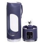 Портативний блендер для смузі на акумуляторі 450 мл блендер пляшка 25 Вт USB Сірий HP-11-10G - Зображення 5