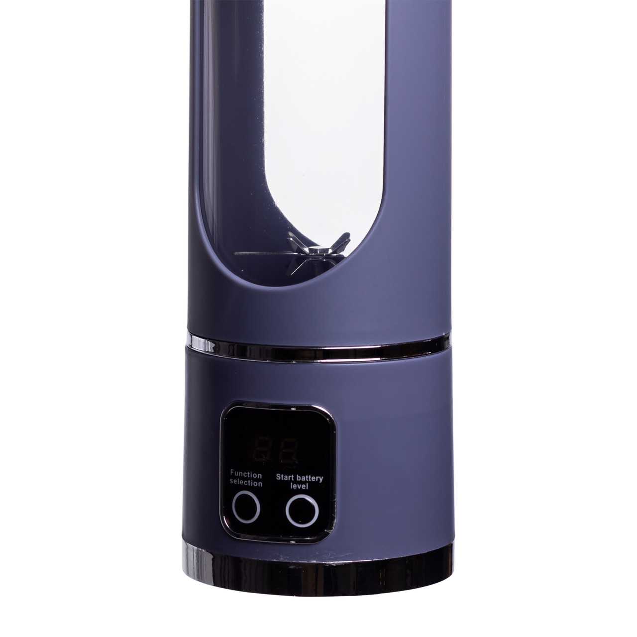 Портативний блендер для смузі на акумуляторі 450 мл блендер пляшка 25 Вт USB Сірий HP-11-10G - Зображення 7