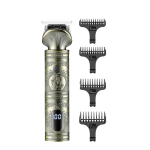 Професійний тример акумуляторний V-962 з 4 насадками для стрижки вусів та бороди USB 5 В V962SL