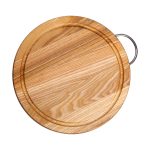 Обробна дерев'яна дошка кругла 25 см ясен C8W250