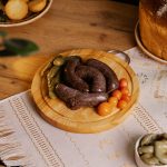 Обробна дерев'яна дошка кругла 25 см ясен C8W250 - Зображення 4