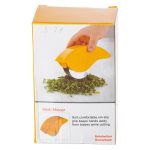 Ніж слайсер для зелені 6 лез ножа подрібнювач для зелені 15×6×8 (см) Салатовий HP-8-71 - Зображення 7