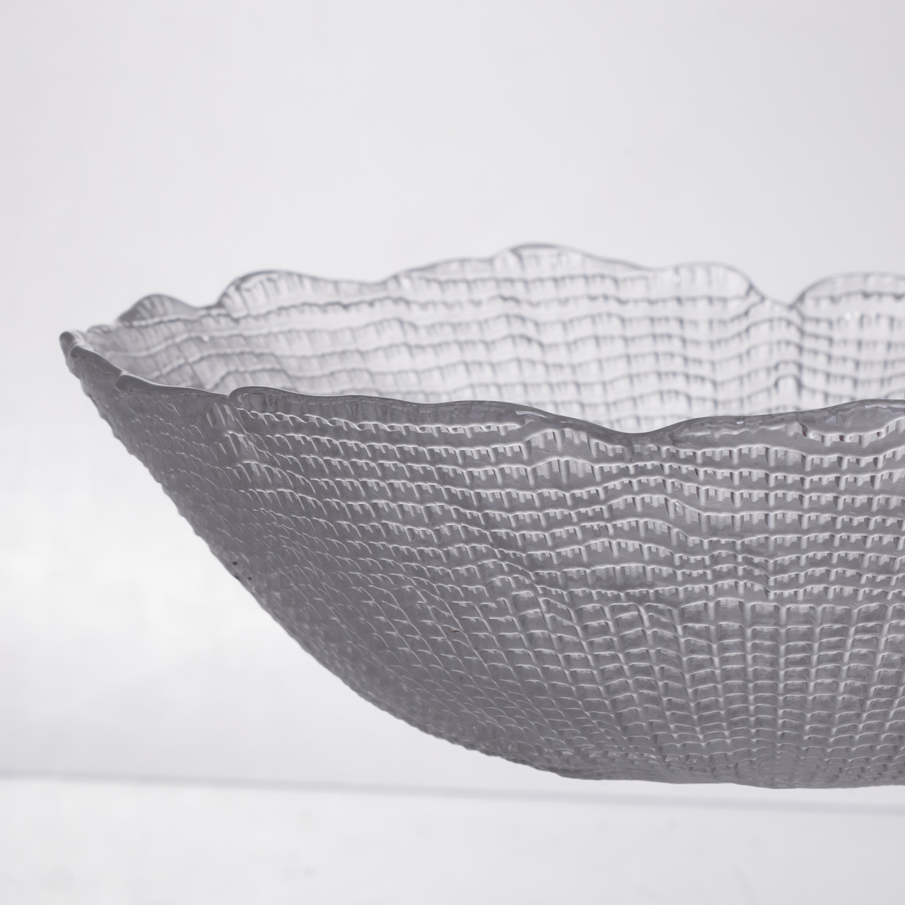 Салатниця велика скляна прозора 2 літри кругла 64486-48 - Зображення 2