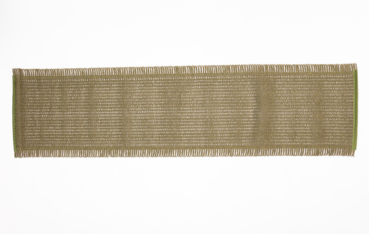 Сервірувальна серветка на стіл 120х30 см, прямокутна, зелена HP-35-19GR - Зображення 2