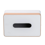 Серветниця з еко шкіри 21.5х14х9 см органайзер для серветок на стіл HP-3-209 - Зображення 2