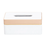 Серветниця з еко шкіри 21.5х14х9 см органайзер для серветок на стіл HP-3-209 - Зображення 4