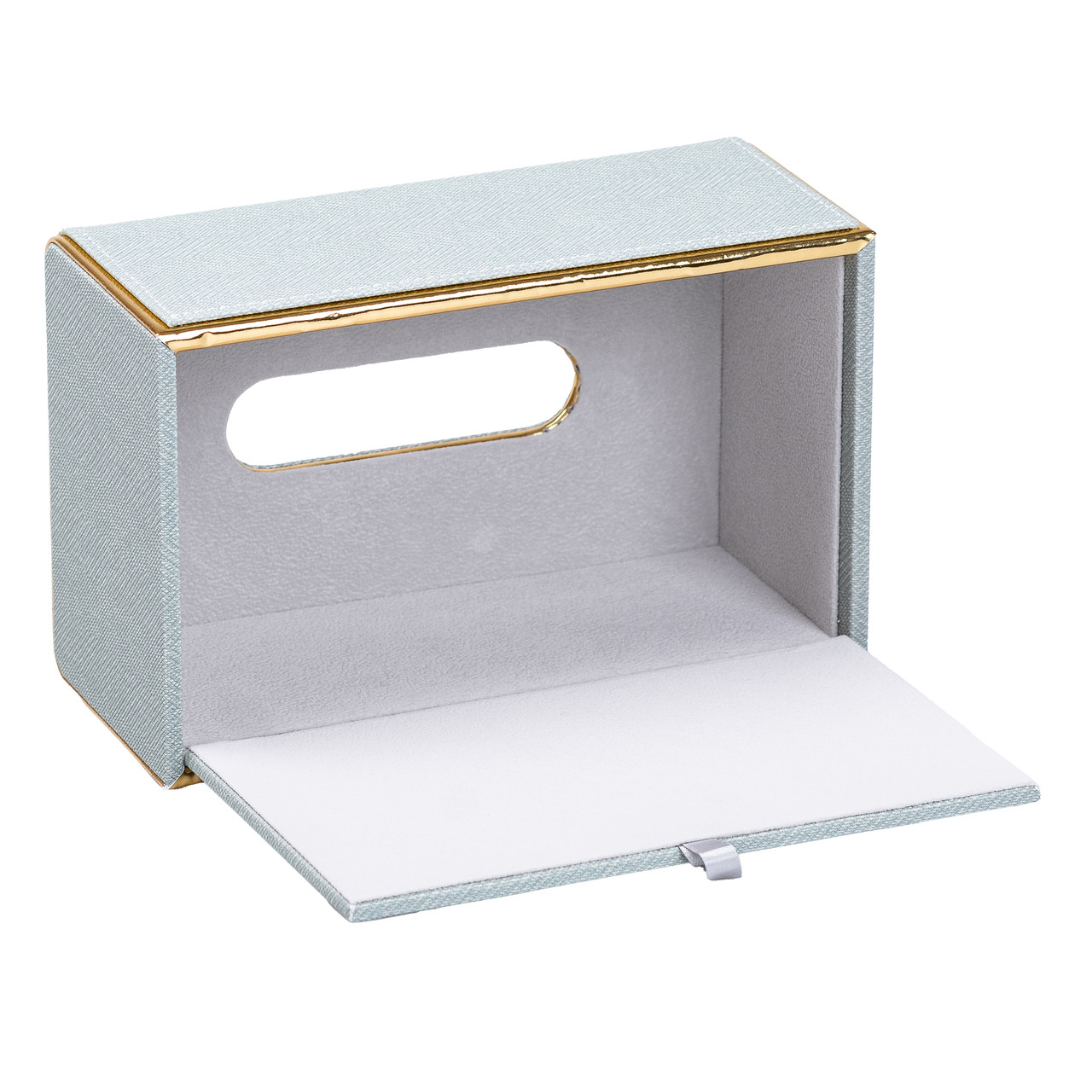 Серветниця на стіл текстильна21 х 13.5 х 9 см М'ятний HP9806M - Зображення 3