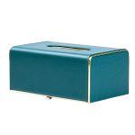 Серветниця на стіл з еко-шкіри 21 х 13.5 х 9.5 см зелена HP9801GR - Зображення 3