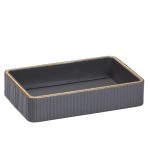 Серветниця на стіл з еко-шкіри 25 х 15.5 х 5 см Сірий HP9900G - Зображення 2