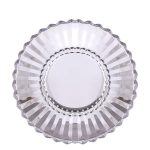 Сервірувальне блюдо Ø 28 см прозоре кругле для дому та кафе HP-YH-32