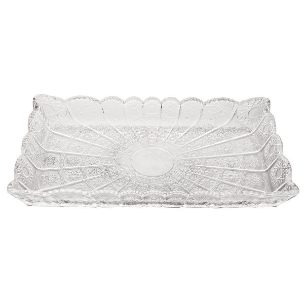 Блюдо для закусок Lirmartur скляне 28,6*16,5*3 см HP-YH-26