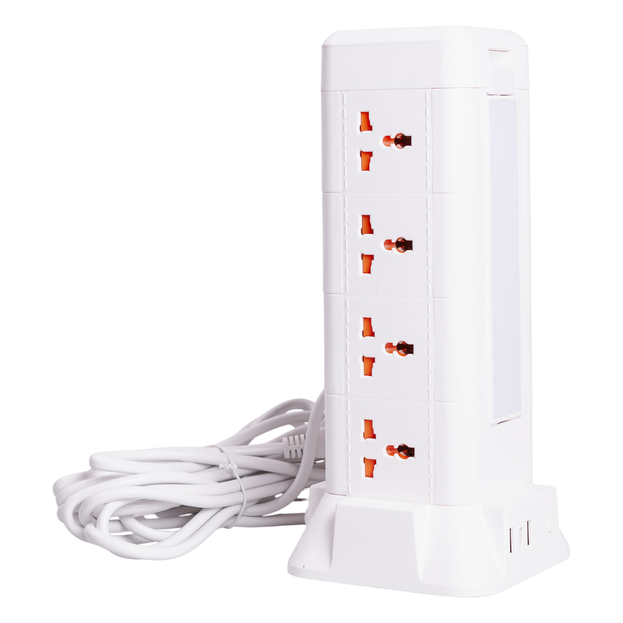 Мережевий фільтр подовжувач 4.8 м з лампою на 12 універсальних розеток з 2 USB 1 Type-C бездротова зарядка HP-5-11MF - Зображення 1