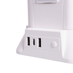 Мережевий фільтр подовжувач 4.8 м з лампою на 12 універсальних розеток з 2 USB 1 Type-C бездротова зарядка HP-5-11MF - Зображення 9