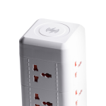 Мережевий фільтр подовжувач 4.8 м з лампою на 9 універсальних розеток з 2 USB, 1 Type-C, бездротова зарядка HP-5-7MF - Зображення 7