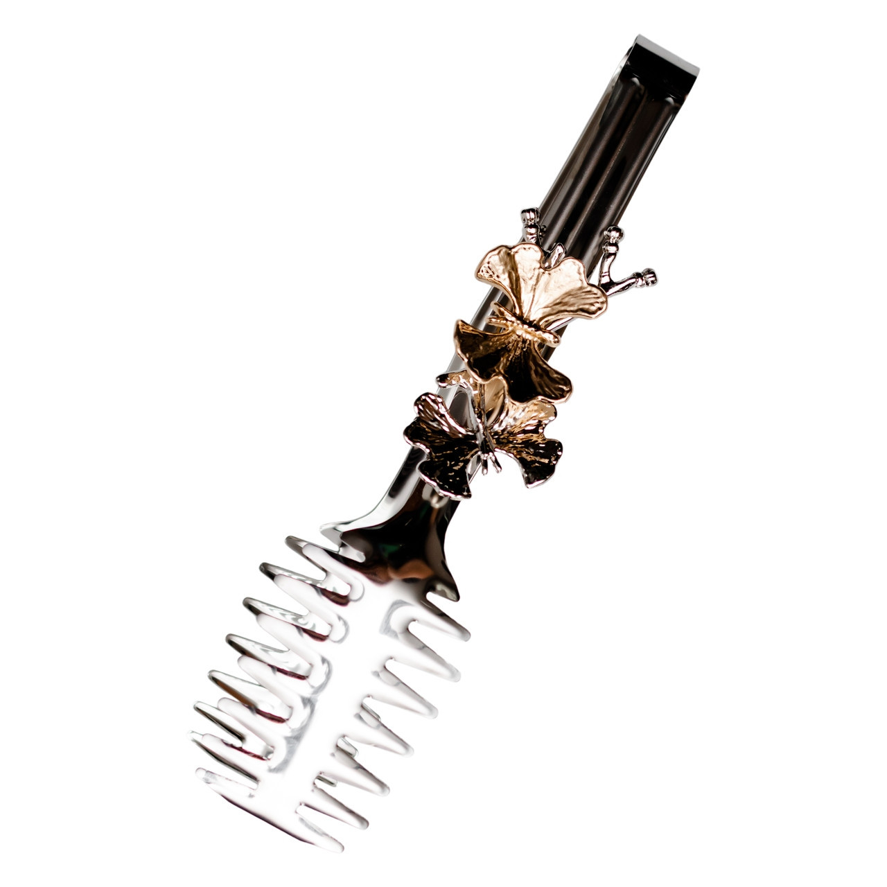 Щипці кухонні металеві 21×4 (см) кулінарні щипці для м'яса, риби, гриля сервірувальні щипці HP-8-61 - Зображення 1