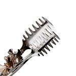 Щипці кухонні металеві 21×4 (см) кулінарні щипці для м'яса, риби, гриля сервірувальні щипці HP-8-61 - Зображення 2