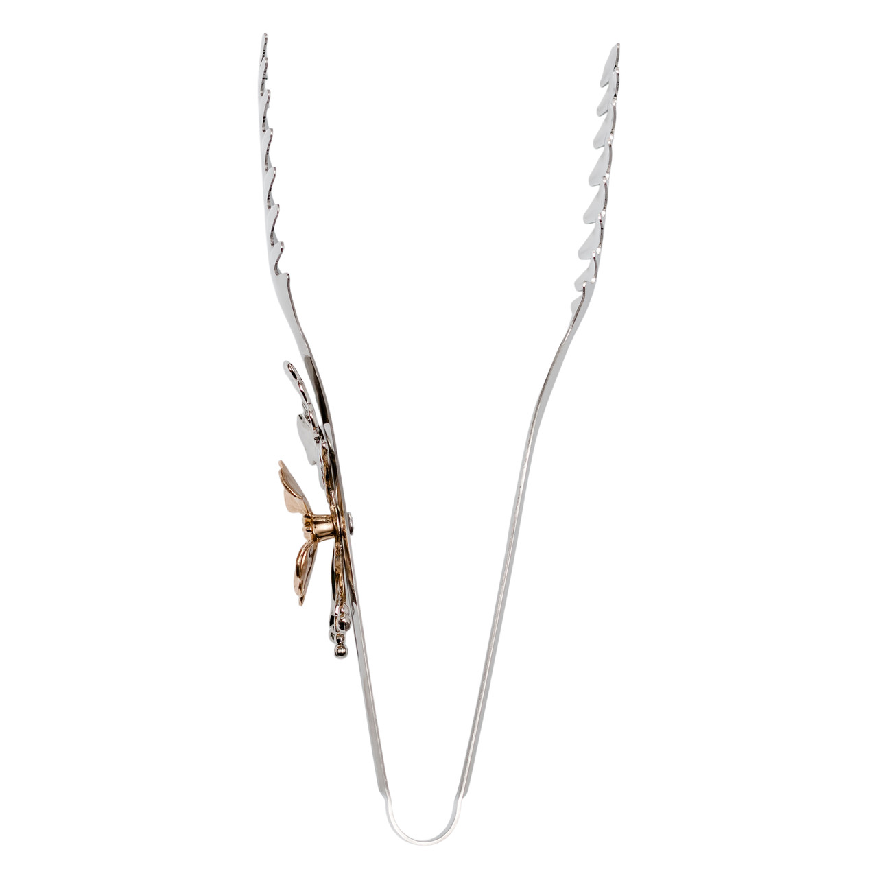 Щипці кухонні металеві 21×4 (см) кулінарні щипці для м'яса, риби, гриля сервірувальні щипці HP-8-61 - Зображення 3