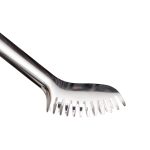 Щипці кухонні металеві 23×4 (см) кулінарні щипці для м'яса, риби, гриля кухарські щипці Сріблястий HP-8-65 - Зображення 2