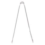 Щипці кухонні металеві 23×4 (см) кулінарні щипці для м'яса, риби, гриля кухарські щипці Сріблястий HP-8-65 - Зображення 4