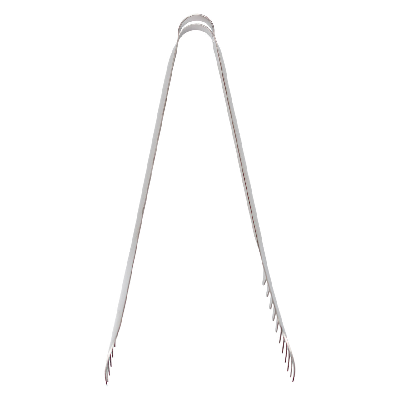 Щипці кухонні металеві 23×4 (см) кулінарні щипці для м'яса, риби, гриля кухарські щипці Сріблястий HP-8-65 - Зображення 4