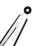 Щипці кухонні металеві 34×4.5 (см) кулінарні щипці для м'яса, риби, гриля кухарські щипці HP-8-66 - Зображення 3