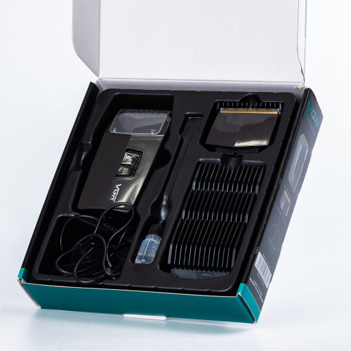 Шейвер-тример VGR зі знімними насадками, сірий V-086 - Зображення 5