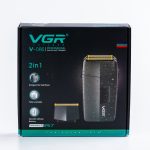 Шейвер-тример VGR зі знімними насадками, сірий V-086 - Зображення 6